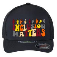 Inclusion Matters Sign Language Flexfit Unipanel Trucker Cap