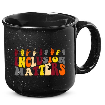 Inclusion Matters Sign Language 15oz Campfire Ceramic Mug