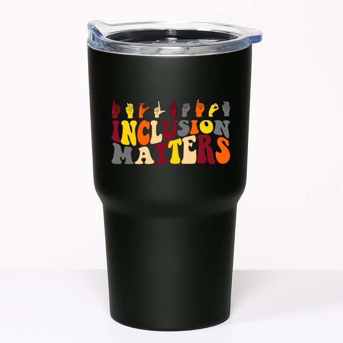 Inclusion Matters Sign Language Tumbler