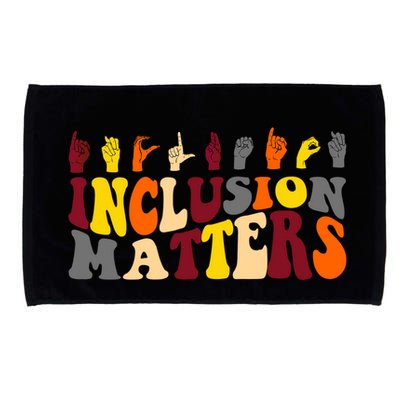 Inclusion Matters Sign Language Microfiber Hand Towel