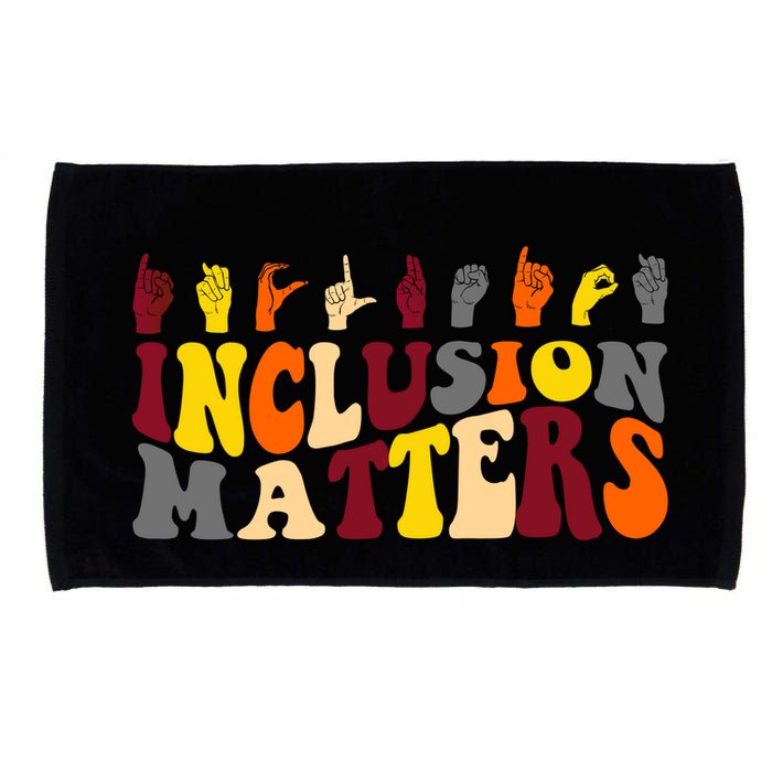 Inclusion Matters Sign Language Microfiber Hand Towel