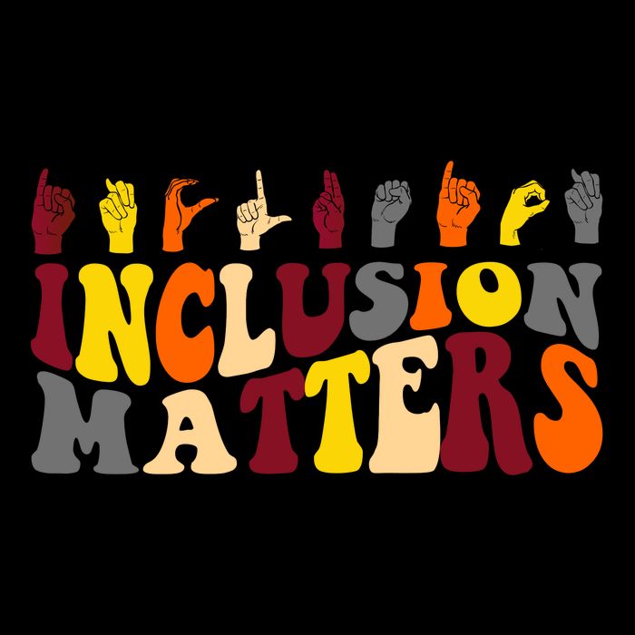 Inclusion Matters Sign Language Wool Snapback Cap