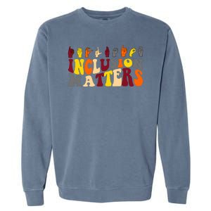 Inclusion Matters Sign Language Garment-Dyed Sweatshirt