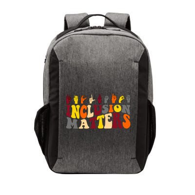 Inclusion Matters Sign Language Vector Backpack
