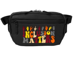 Inclusion Matters Sign Language Crossbody Pack