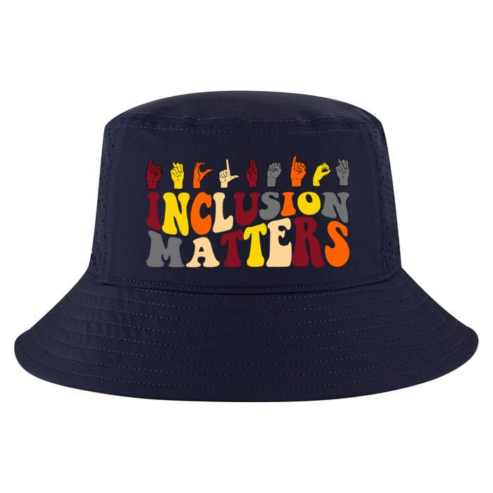 Inclusion Matters Sign Language Cool Comfort Performance Bucket Hat
