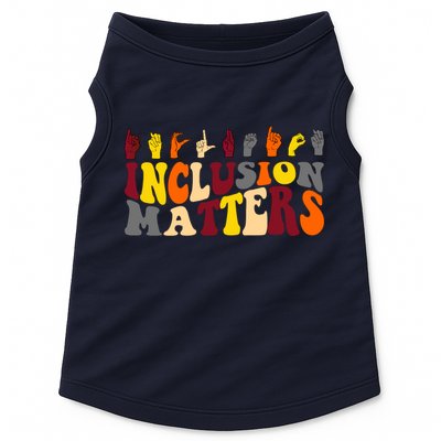 Inclusion Matters Sign Language Doggie Tank