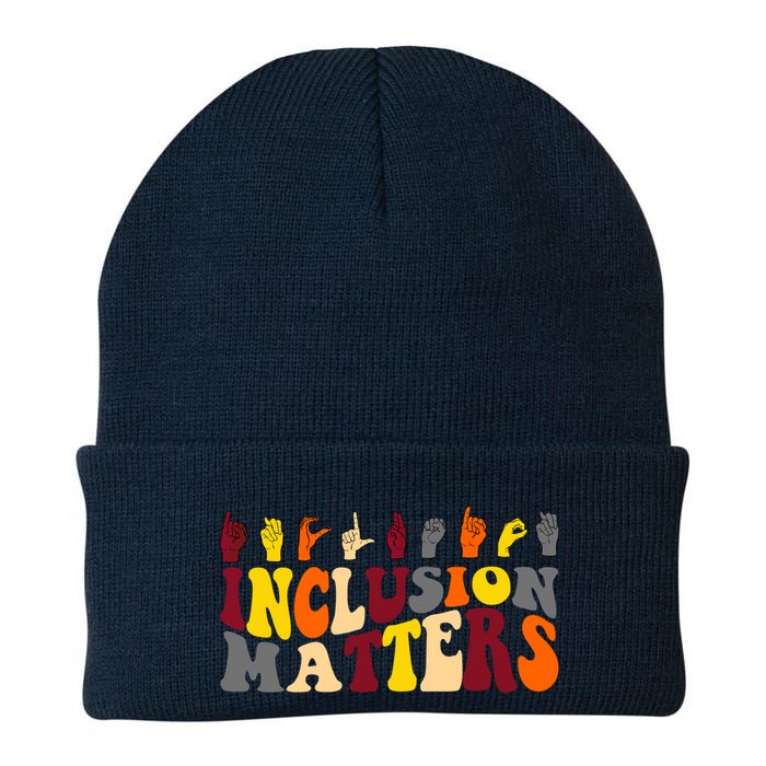 Inclusion Matters Sign Language Beanie