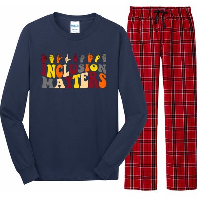 Inclusion Matters Sign Language Long Sleeve Pajama Set