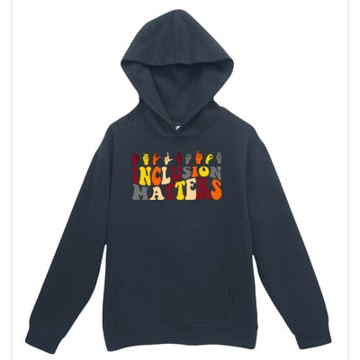 Inclusion Matters Sign Language Urban Pullover Hoodie