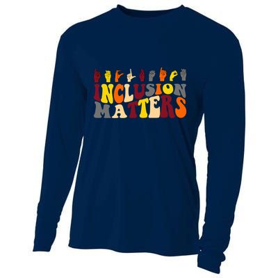 Inclusion Matters Sign Language Cooling Performance Long Sleeve Crew