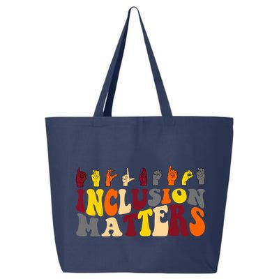 Inclusion Matters Sign Language 25L Jumbo Tote
