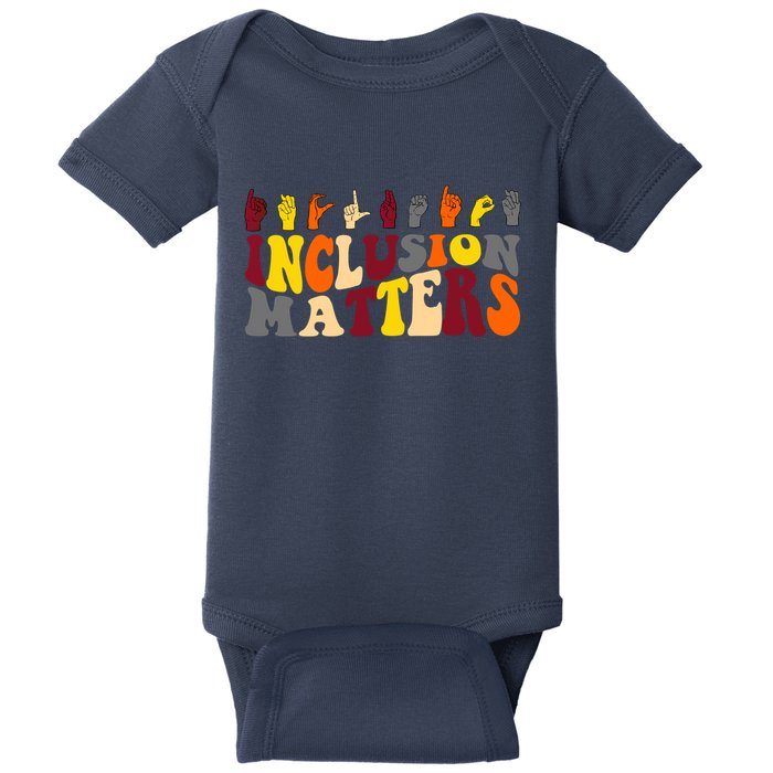 Inclusion Matters Sign Language Baby Bodysuit