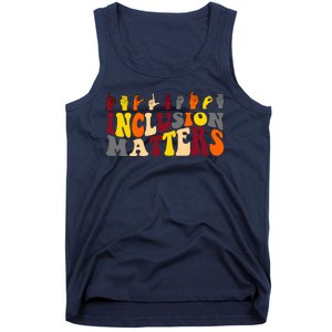 Inclusion Matters Sign Language Tank Top