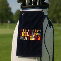 Inclusion Matters Sign Language Golf Towel