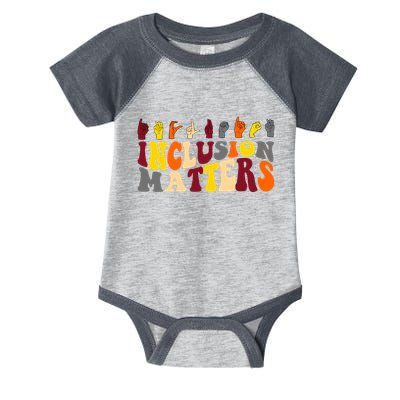 Inclusion Matters Sign Language Infant Baby Jersey Bodysuit