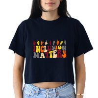 Inclusion Matters Sign Language Crop Top