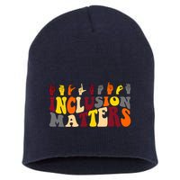 Inclusion Matters Sign Language Short Acrylic Beanie