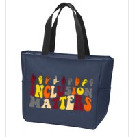 Inclusion Matters Sign Language Zip Tote Bag