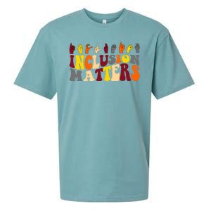 Inclusion Matters Sign Language Sueded Cloud Jersey T-Shirt