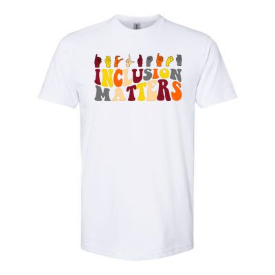 Inclusion Matters Sign Language Softstyle® CVC T-Shirt