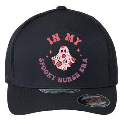 In My Spooky Nurse Era Halloween Groovy Witchy Spooky Nurse Cool Gift Flexfit Unipanel Trucker Cap