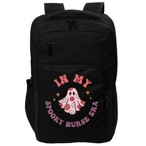 In My Spooky Nurse Era Halloween Groovy Witchy Spooky Nurse Cool Gift Impact Tech Backpack