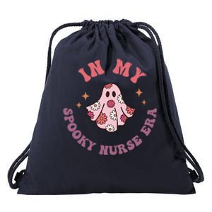 In My Spooky Nurse Era Halloween Groovy Witchy Spooky Nurse Cool Gift Drawstring Bag