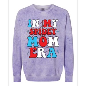 In My Spidey Mom Mothers Day Colorblast Crewneck Sweatshirt