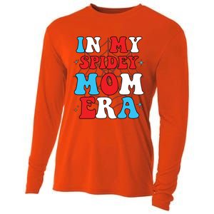 In My Spidey Mom Mothers Day Cooling Performance Long Sleeve Crew