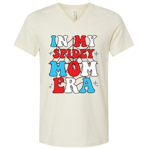 In My Spidey Mom Mothers Day V-Neck T-Shirt