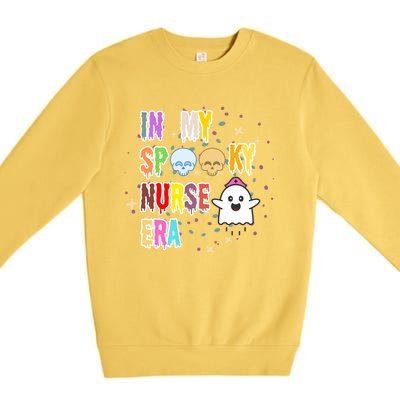 In My Spooky Nurse Era Halloween Gift Premium Crewneck Sweatshirt