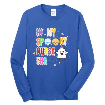 In My Spooky Nurse Era Halloween Gift Tall Long Sleeve T-Shirt