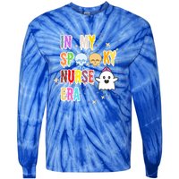 In My Spooky Nurse Era Halloween Gift Tie-Dye Long Sleeve Shirt