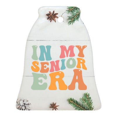 In My Senior Era School Graduation Ceramic Bell Ornament