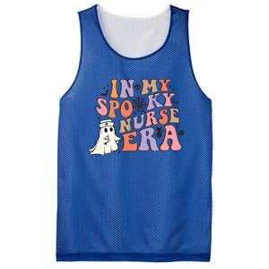 In My Spooky Nurse Era Nicu Nurse Crew Retro Halloween Gift Mesh Reversible Basketball Jersey Tank