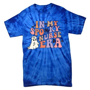 In My Spooky Nurse Era Nicu Nurse Crew Retro Halloween Gift Tie-Dye T-Shirt