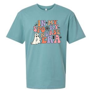 In My Spooky Nurse Era Nicu Nurse Crew Retro Halloween Gift Sueded Cloud Jersey T-Shirt