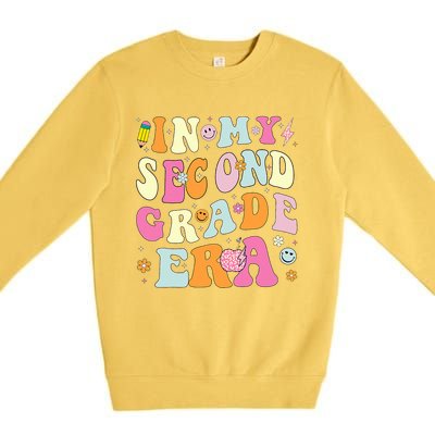 In My Second Grade Era 2nd Grade Girl Teacher Back To School Premium Crewneck Sweatshirt