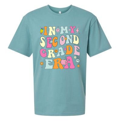 In My Second Grade Era 2nd Grade Girl Teacher Back To School Sueded Cloud Jersey T-Shirt