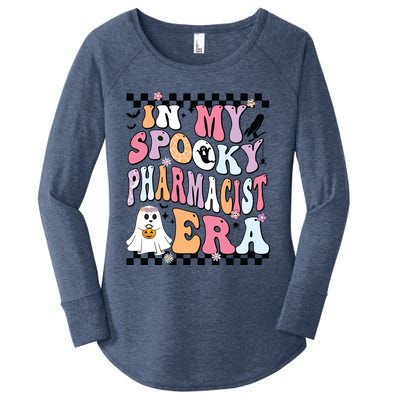 In My Spooky Pharmacist Era Halloween Spooky Ghost Groovy Women's Perfect Tri Tunic Long Sleeve Shirt