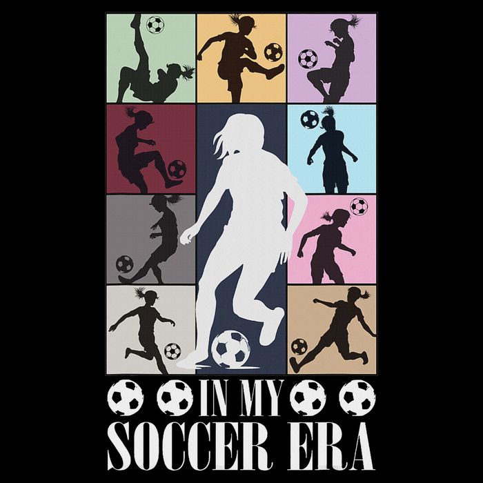 In My Soccer Era Funny Soccer Girl Player Cooling Performance Crew T-Shirt