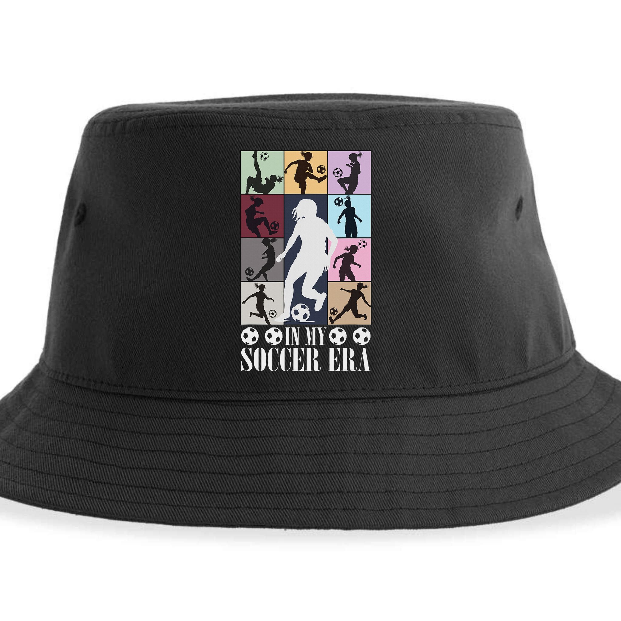In My Soccer Era Funny Soccer Girl Player Sustainable Bucket Hat