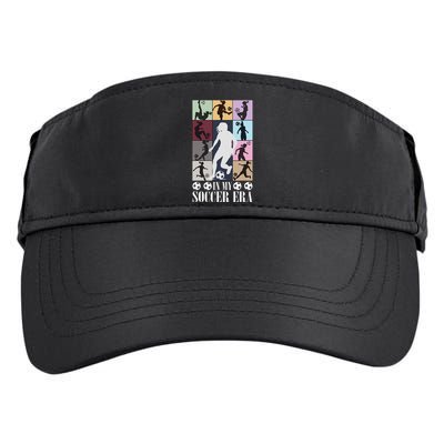 In My Soccer Era Funny Soccer Girl Player Adult Drive Performance Visor