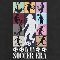 In My Soccer Era Funny Soccer Girl Player Adult Drive Performance Visor