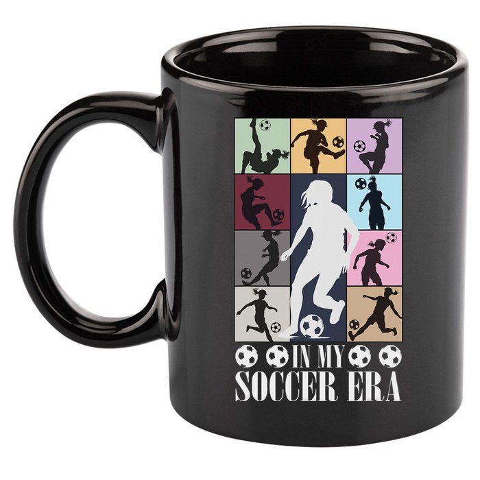 In My Soccer Era Funny Soccer Girl Player 11oz C Handle Ceramic Mug