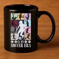 In My Soccer Era Funny Soccer Girl Player 11oz C Handle Ceramic Mug