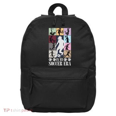 In My Soccer Era Funny Soccer Girl Player 16 in Basic Backpack