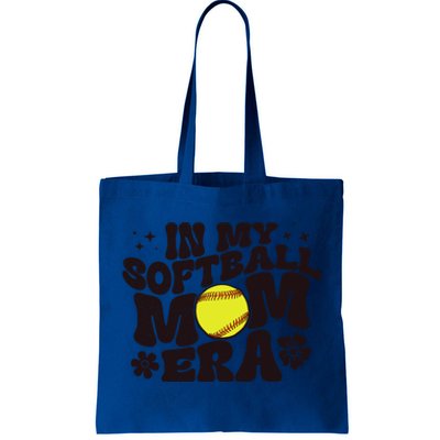 In My Softball Mom Era Softball Mama Retro Gift Tote Bag