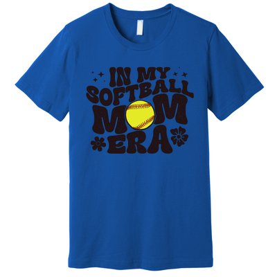 In My Softball Mom Era Softball Mama Retro Gift Premium T-Shirt